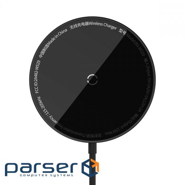 Бездротове зарядний пристрій BASEUS Simple Mini3 Magnetic Wireless Charger Black (CCJJ040001)