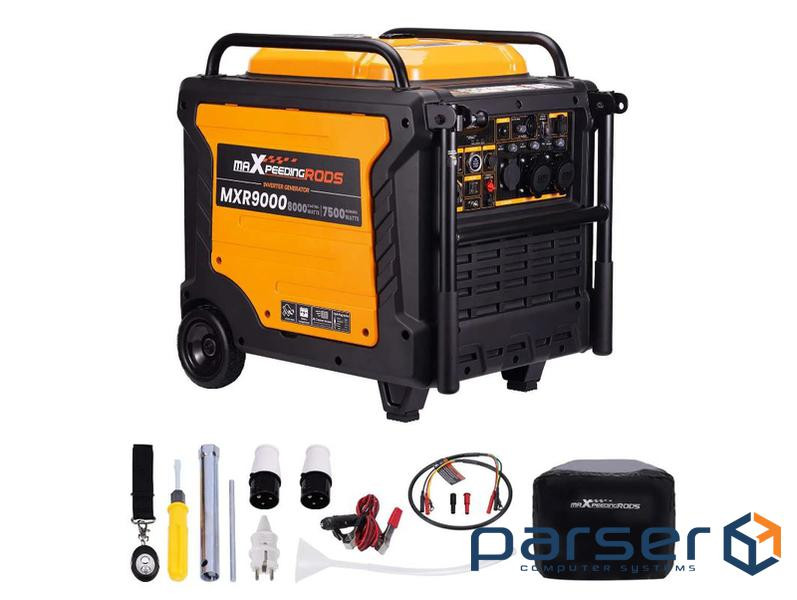 Генератор інверторний Бензиновий MXR9000 (8 kW), однофазний, 220V, 50Hz, об&apos,єм бака 26л, дистан