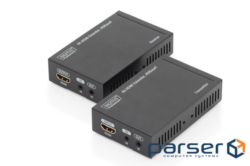 Подовжувач DIGITUS HDMI UHD 4K HDBaseT over UTP set, 70 m (DS-55500)