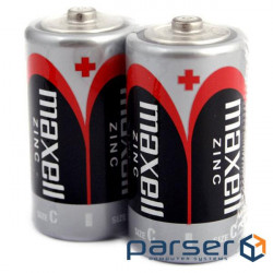 Battery MAXELL Zinc C 2pcs/pack (M-774404.00.EU) (4902580152185)