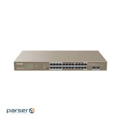 Tenda Switch TEG1126P-24-410W 24GE+2SFP Ethernet Switch with 24-Port PoE Retail