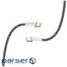 Кабель ColorWay USB Type-C - Lightning (M/M), (braided cotton) (PD Fast Charging 2 (CW-CBPDCL068-BK)