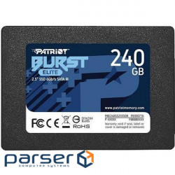 Накопичувач SSD 240GB Patriot Burst Elite 2.5