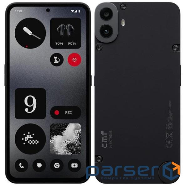 Смартфон CMF by Nothing Phone 1 6.67" 8/128ГБ, 2SIM, 5000мА•год, чорний (961003K)