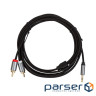 Аудіо кабель CableTime 3.5мм - 2x RCA, 3 м (CA914067) (CA914067)