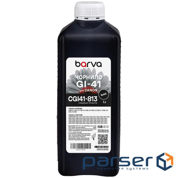 Чорнило Barva Canon GI-41 PGBK 1 л , Pigm., Black (CGI41-813)