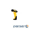Сканер штрих коду UKRMARK EV-W2503 2D, 433MHz, USB, IP64, stand, black/yellow (900769)