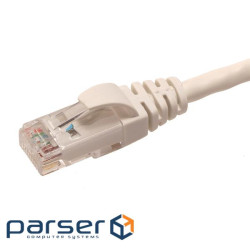 Патч-корд кат. 6A, 26AWG, RJ45-RJ45, сірий, 1 м, U/UTP, LSZH, Corning (CCAKGE-G1002-A010-C0)