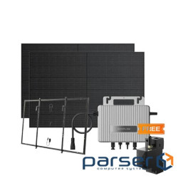 Комплект Ec (EFStreamMI800W+DIY5M+PV3M*4/ZPTSP300-2-AKIT-4/Smart-Meter-Single-Phase/EFA-PTSP300Hook)