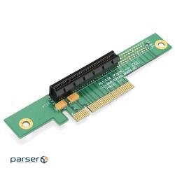 1U Райзер карта 1x PCI-E x8 слот (використовується 1x PCI-E x8), AIC. (RC1-E8)