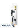 Кабель WK WDC-137 Upine Series 3-in-1 USB - Lightning + micro USB + USB Type-C (M/M) (6941027616284)