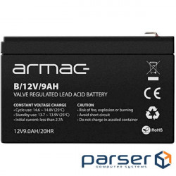 Rechargeable battery ARMAC B/12V/9AH (12V, 9Ah )