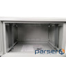Шафа настінна Eserver 6U, 600х350х370 (Ш*Г*В), скло, сірий (ES-Е635G)