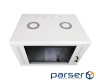 Шафа настінна Eserver 6U, 600х350х370 (Ш*Г*В), скло, сірий (ES-Е635G)