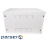 Шафа настінна Eserver 6U, 600х350х370 (Ш*Г*В), скло, сірий (ES-Е635G)