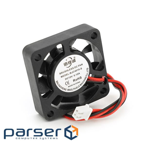 Кулер корпусний Merlion BJC4010-S 40x40x10mm, 2pin, 12V / 0.12A