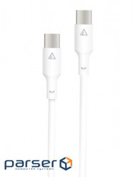 Дата кабель USB-C to USB-C 1.2m PwrX 60W ACCLAB (1283126559563)