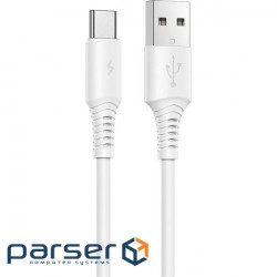 Cable BOROFONE BX47 Coolway USB-C 1m White (BX47CW)