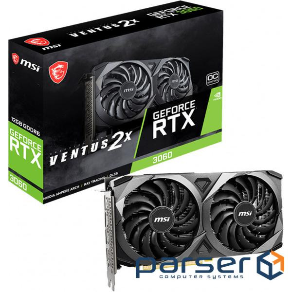 Відеокарта MSI GeForce RTX 3060 VENTUS 2X 12G OC