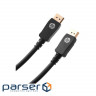 Кабель HP DisplayPort-DisplayPort v1.2, 2м Black (DHC-DP01-2M)