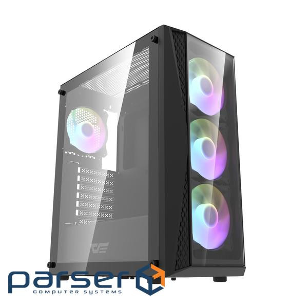 Корпус ATX W/O PSU DK352 PLUS BLACK DARK FLASH