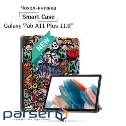 Чохол до планшета BeCover Smart Case Samsung Galaxy Tab A11 Plus SM-X236B 11.0" Graffiti (714005)