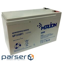 Accumulator battery MERLION GP1250 (12В, 5Ач)