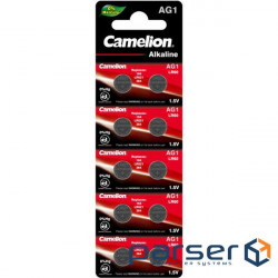 Батарейка AG1 / LR621 / LR60 Alkaline * 10 Camelion (AG1-BP10)