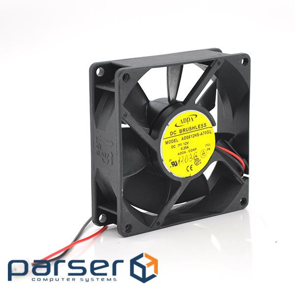 Кулер корпусний Merlion 8025 DC sleeve fan 2pin - 80*80*25мм, 1500об/хв (CC-80*80*25 / 2)