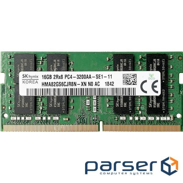 Модуль пам'яті HYNIX SO-DIMM DDR4 3200MHz 16GB (HMA82GS6CJR8N-XN)