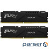 Модуль пам'яті KINGSTON FURY Beast DDR5 5600MHz 64GB Kit 2x32GB (KF556C36BBEK2-64)