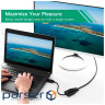 Перехідник Display Port M to VGA F black Ugreen (20415)