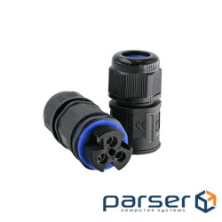 З"єднувач електричного кабелю, I-тип, 20A, 3P, 0.5-2.5мм&sup2,, IP68 (CNP273-3)