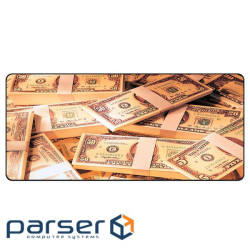 Килимок 300*800 тканинний Dollars з боковою прошивкою, товщина 4 мм, колір Beige, Пакет (UD08) (UD08)