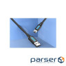 Дата кабель USB 2.0 AM to Mini 5P 0.5m black Vention (COMBD)