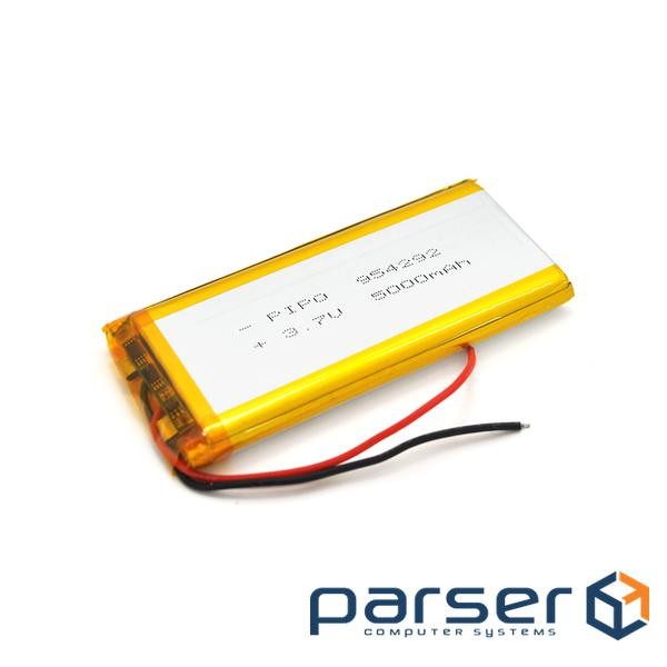Літій-полімерний акумулятор 9,5 * 42 * 92mm (Li-ion 3.7В 5000мА &middot, год) (954292) ) (954292)