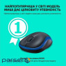Mouse Logitech Wireless Mouse M185 Blue (910-002236)