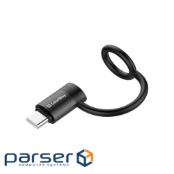 Перехідник Type-C (М) - Lightning (F), Black, ColorWay (CW-AD-CL2)