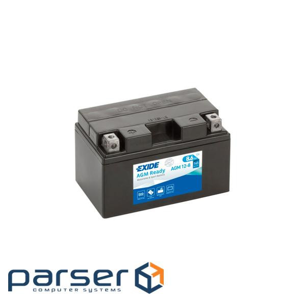 Акумулятор автомобільний EXIDE Ready AGM 8,6Ah (+/-) (145EN) (AGM12-8)