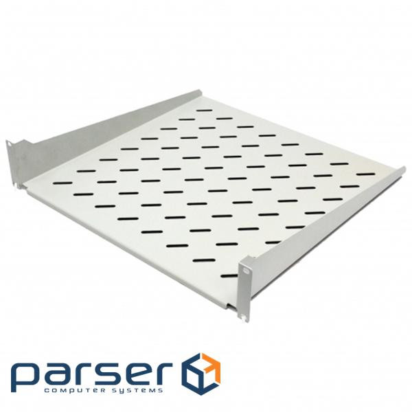 Shelf console 19 "2U 400mm, gray (UA-SHC400G)