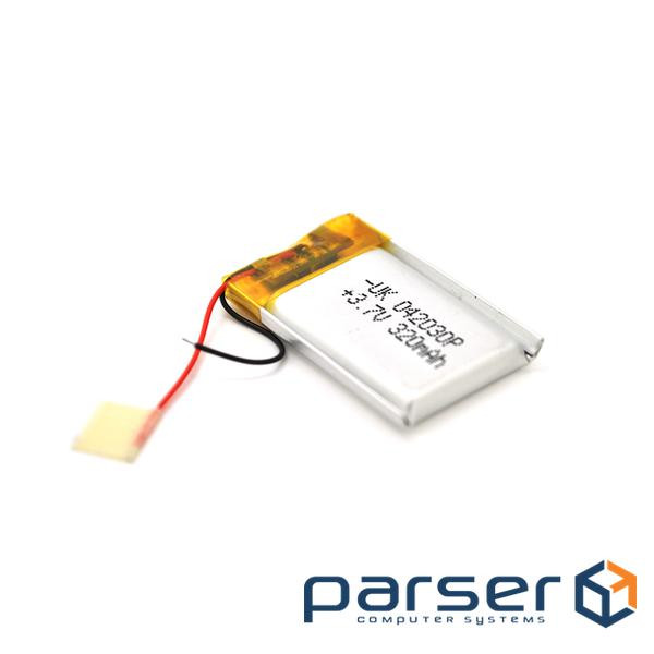 Літій-полімерний акумулятор 4*20*30mm (Li-ion 3.7В 180мА&middot,ч) (402030)