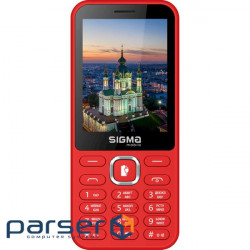 Mobile phone Sigma X-style 31 Power Type-C Red (4827798855058)