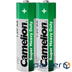 Батарейка CAMELION Super Heavy Duty Green AA 2шт/уп (C-10100206) (4260033156464)