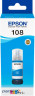 Контейнер з чорнилом Epson 108 EcoTank L8050/L18050 cyan (C13T09C24A)