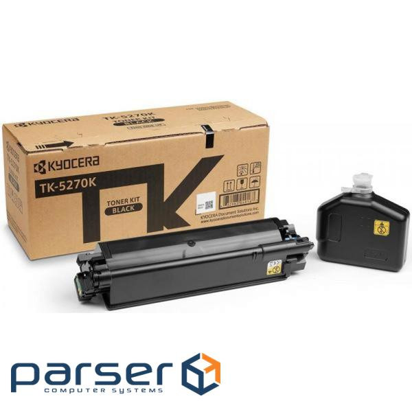 Тонер-картридж Kyocera TK-5270K Black 8K (1T02TV0NL0)