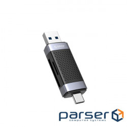 Кард-рідер ORICO TF+SD Dual Port USB2.0 (CA913763)