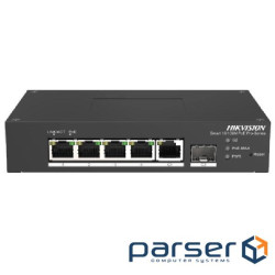 4-портовий керований PoE 10/100 Мбіт/с Hikvision DS-3T1306P-SI/HS