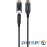 Кабель CABLEXPERT AOC Premium Micro-HDMI/HDMI - HDMI v2.0 20м Black (CCBP-HDMID-AOC-20M)