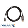 Кабель CableTime USB Type-C - DisplayPort, 8K, 2m (CA914074)