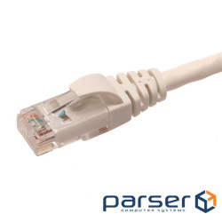 Патч-корд кат. 6A, 26AWG, RJ45-RJ45, сірий, 2 м, U/UTP, LSZH, Corning (CCAKGE-G1002-A020-C0)